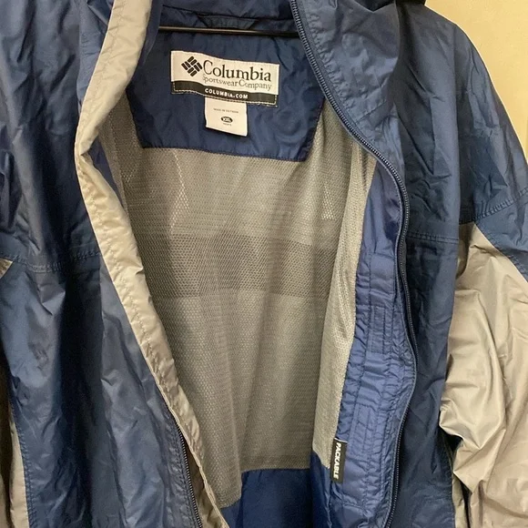 Columbia Packable Windbreaker Full Zip Jacket XXL - Picture 6 of 8